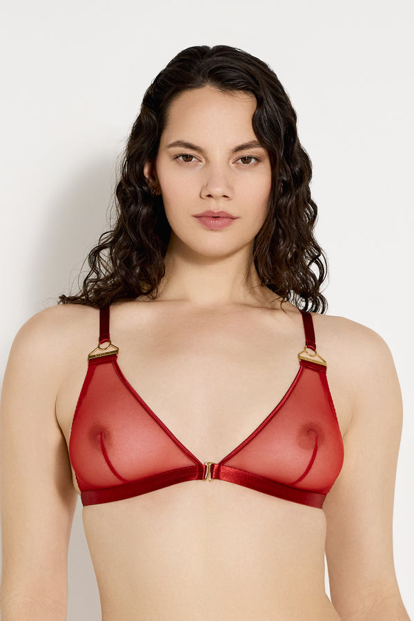 Signature Mesh Triangle Bra